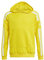 adidas Squadra 21 Hooded Track Top, Felpa con Cappuccio Unisex-Bambini e Ragazzi, Team Yellow/White, 128