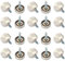 Greluma 20 Pièces 16 mm (3/5 ) Vis de Miroir en Acier Inoxydable Capuchons Décoratifs Clous de Couverture pour Tables de Miroir Plaques de Bain Armoires Panneaux de Verre