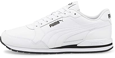 PUMA St Runner V3 L, Sneaker Unisex-Adulto, White/White/Black, 43 EU