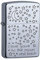Geschenke-Macher I Love You to The Moon and Back mit Mond und Sterne Kontur Chrome Brushed Original Zippo graviert