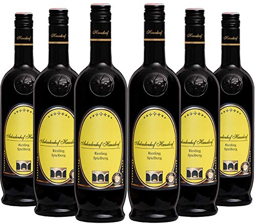 Riesling Spielberg - 1000 Rosen | Bio Weißwein trockn | biologisch, vegan, handlese, histaminfrei | Qualitätswein aus Österreich, Wagram | Bioweingut Arkadenhof Hausdorf (6x 0.75l)