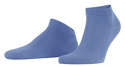 FALKE Herren Sneakersocken ClimaWool M Sn Wolle Lyocell kurz einfarbig 1 Paar, Blau Cornflower Blue 6554, 47-48