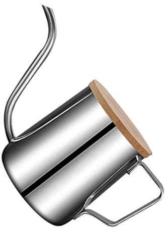 LIFKOME Cafetera De Goteo Manual Tapa De Cafetera De Acero Inoxidable Para Preparar Café Casa