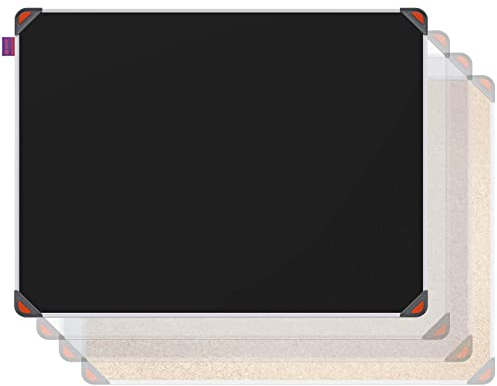 Premium Kreidetafel IDEA EDGE – Design meets Nachhaltigkeit - Memoboard mit Rahmen in 3 Größen – Beschreibbar & Magnetisch – Kombinierbar mit anderen Boards der EDGE-Serie - 90x120 cm