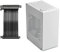 JOYJOM Aluminum Mini ITX Case with PCI Riser, Mini PC Case, SFF Small Form Factor PC Case, TX Computer Gaming Case Supports GPU Graphics Card (White)