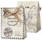 50 Stück Vintage Geschenkboxen 8x4x10cm mit Reisekarte-Design inkl. Geschenkanhänger und Bändern Kleine Geschenkschachtel für Hochzeit Gastgeschenk Geburtstag Geschenkverpackung Rente usw.