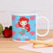 Wanapix | Taza de Plástico Personalizada para Niños| Vuelta al Colegio/Guardería | Taza Infantil con Nombre |Plástico Irrompible sin BPA | 325 ml | Sirenita