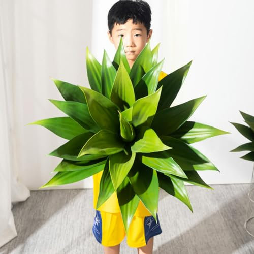 Tropical Yucca Tree Large Artificial Plants Fake Potted Tree Branch Plastic Agava Leaves Green Palm Leafs For Home Outdoor Decor-L
