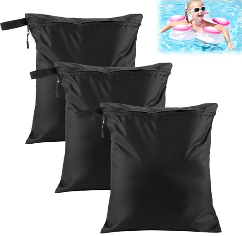 AIVORO 3 Pezzi Sacco Portabiancheria Sporca 30 x 35 cm, Sacchetti Lavatrice con Cerniera, Sacchetti Per Lavatrice Riutilizzabile, Sacchetto Scarpe Lavatrice, Conserva Costumi da Bagno e Vestiti