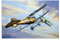 YBJDLO Vintage-Poster Kampfflugzeug aus dem Ersten Weltkrieg, Albatros DVa Jasta, 28 Zimmer, Wohnzimmer, Dekoration, moderne ästhetische Wandkunst, Geschenk für Freunde, Bett, ungerahmt, 20 x 30 cm