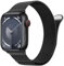MroTech Compatible Apple Watch Bracelet Ultra/Ultra2 Série 10/9/8/7/SE2/SE/6/5/4/3/2/1 Band Magnétique Mesh Loop en Métal Inoxydable pour iWatch (Noir, 38mm/40mm/41mm/42mm(Series 1 2 3))