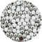 EinsSein 1kg Confetti perle di cioccolato Mix 1 cm bianco-argento - matrimonio battesimo nascita comunione confettata cresima nascita confettis alla laurea decorazioni bimba bomboniere senza mandorla