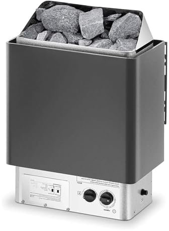 XDTKJDZ Electric Sauna Heater Stove Dry Steam Sauna Bath, Sauna Stove with Built-in Control Unit, with 0-100℃ Temperature Control for Home Hotel Spa 4.5KW