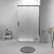 Box Doccia Angolare 80x120 cm - Cabina Doccia con Porta Scorrevole Vetro Temperato 6mm,Opaco e Anticalcare con Profilo in Alluminio Cromato e Chiusura Magnetica - Facile da Installare e Pulire