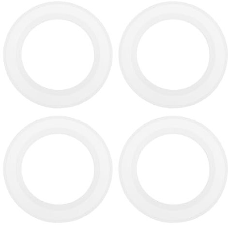 YINETTECH 4 Piezas de Tapón Emergente para Lavabo de Bañera Junta de Arandela de 43,5 X 28,5 Mm Junta de Anillo de Silicona Sello de Drenaje de Piso para Lavabo Se Adapta A Tapones de Lavabo