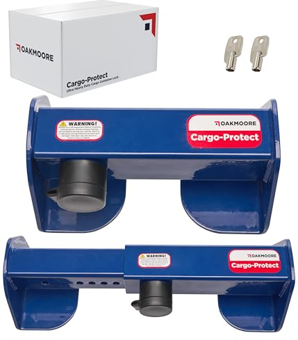 Shipping Container Lock | Cargo Van and Semi Trailer Door Lock Heavy Duty | Sea & Box Trailer Door Locks - Security Keyed Shipping Container Locks Heavy Duty