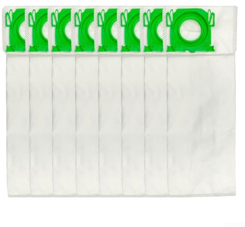 Eawfgtuw 8 Stück Staubbeutel für SEBO X1 X2 X3 X4 Extra Pet XP2 XP3 Für Sebo 370 Für X, Für G & C Serie 5093AM, Vliesstoff Staubbeutel Ersatzteile