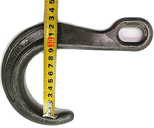 CHOUXUANGA Gancho de Remolque Tipo J, Ganchos Big J, Eslinga de Cadena, Gancho de Remolque, Gancho de Remolque de Alta Resistencia, Eje de Remolque, Horquilla de grúa(A(4T))