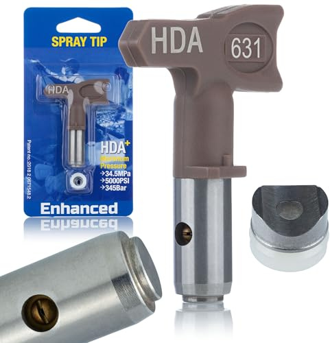 Rosfix HDA+ 631 – Farbdüse für Spritzgerät | 30 cm Sprühbreite | Kompatibel mit Graco, Wagner, Titan | Malerwerkzeug für Spachtel- und Glättetechniken | Hochwertiges Zubehör