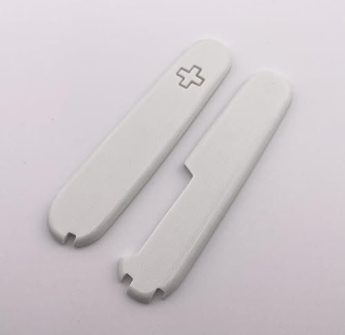 Replacement Covers For Victorinox Scales Plus 91mm Canvas Burlap Micarta Handles With Toothpick Tweezers Pin And Ballpoint Pen Slots (Army Green Small)