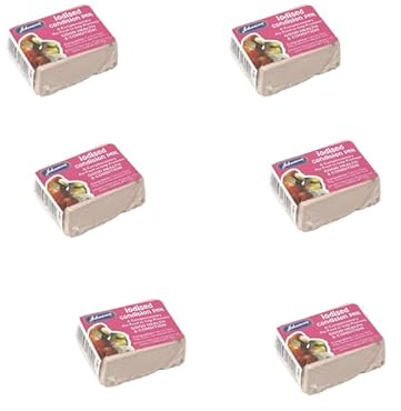 Vet Iodised Condition Pack for Caged Birds – Iodine, Calcium & Seaweed Blend for Gut Balance & Daily Care – For Budgies, Parrots,Finches–Chunk Format – Pack of 1, 2, 3, 4, 5, 6, 8, or 10_Pack Of 6