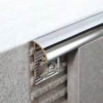 EINSIDE Profilo pavimenti e rivestimenti, Profilo jolly ad angolo, Profilo jolly alluminio lucido, H 8 mm