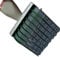 WANLIAN 7 mm 8 Band Gummi Nummerierungsstempel, veränderbar (0-9)10 Ziffern Zahlen und 3 zufälligen Zeichen, einstellbares digitaler Datum Stempel, Druckgröße 54x 7 mm,mehrfarbig