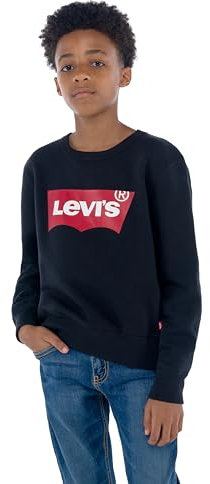 Levi's Kids Lvb-Batwing Crewneck Sweatshirt Garçon Black 5 Ans