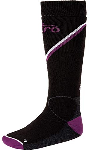 L1 Premium Goods Monarch Socks Damen Schneesocken Schwarz/Grau/Lila/Weiß S