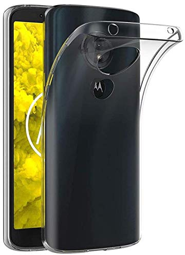 Verco Handyhülle für Motorola G6 Case, Handy Cover für Motorola Moto G6 Hülle Transparent Dünn Klar Silikon, durchsichtig