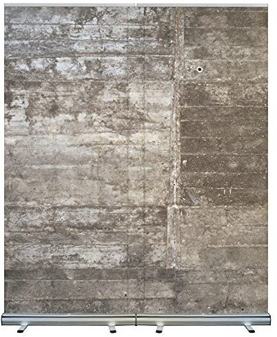 170 x 200 cm - Video Hintergrund Webcam Hintergrund Videokonferenz Zoom YouTube Skype Meeting Business Videocall Konferenz Layout: Beton 2
