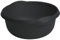 M1SS 32cm High Grade Plastic Round Bowl Kitchen Sink,Basin Mixing, Washing Up Bowl Tidy Organizer -Midnight Dark Greyish
