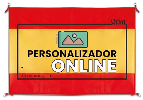 Bandera Balcón 100x70 cm Personalizada (España)