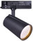 FOOC LED Stromschienenstrahler 30 Watt 3-Phasen 4-Draht Dreh- und schwenkbares Stromschienenlicht 3000K Warmweiß 2800lm Aluminium Deckenleuchte für Innenbeleuchtung Schienensystem, Schwarz