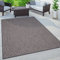 Paco Home In- & Outdoor Teppich - Modern, Einfarbig Meliert, Wetterfest, Pflegeleicht, Robust & Strapazierfähig für Balkon, Garten, Terrasse & Küche, Grösse:240x340 cm, Farbe:Anthrazit