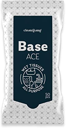 CleanGang - praktische Universal Reinigungstücher Base Ace - feuchte Tücher zur Reinigung 50 Stück mit angenehmem Duft - feuchte Allzwecktücher für sämtliche abwaschbaren Oberflächen geeignet