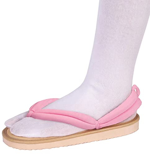 Holz Geta Frauen Hausschuhe,Clogs Flip Flops Sandalen,Hausschuhe Holz Clog Geta Sandalen,Japan Traditionelle Schuhe Geta für Frauen Männer Erwachsene Kind,Cosplay-Schuhe Ninja