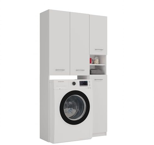 TOP E SHOP Topeshop Zestaw Marpol DD BIEL Bathroom Storage Cabinet White