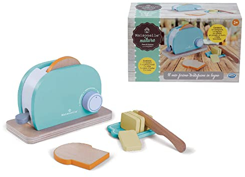 Maisonelle - Grille-Pain Jouet en Bois pour Enfants, idée Cadeau Noël et Anniversaire