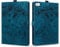 Rosbtib Coque pour iPad Mini (7.9 Pouces), Étui Cuir PU avec Fentes Cartes Magnétique Housse Compatible Mini 5/4/3/2/1, Bleu Chat Sakura