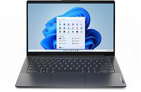 Lenovo IdeaPad 5 - Notebook con touchscreen FHD da 14, AMD Ryzen 7 5700U, 8 GB di RAM, 512 GB SSD, Windows 11, grigio grafite (82LM00UEUS)