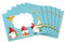 Umschläge mit Kindermotiv Weihnachtsmann Tomte Gnome Weihnachtsmotiv für Einladungskarten Gutscheine Geldgeschenke DIN C6 (12 Umschläge/selbstklebend mit Abziehstreifen)