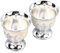 Lot de 2 Gobelets à Calice Vintage, Tasses à Vin Royales, Calice en Argent, Décor Médiéval, Gobelet Gothique, Sculpture, Gobelet à Vin, Gobelet à Calice Vintage pour Boire du