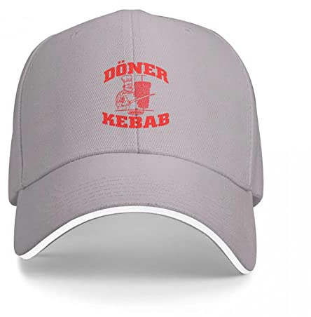 OAKITA Basecap DNER Kebab DÖNER Kebab Kappe, Baseballkappe, Luxuskappe, Pferdehut, Hut für Mann und Frau