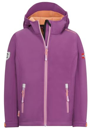 Trollkids Girls Trollfjord Jacket 176, Mallow pink