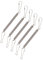 Hangsu Lot de 5 ressorts avec 2 clips pour distributeur d'eau lapin pour petits animaux