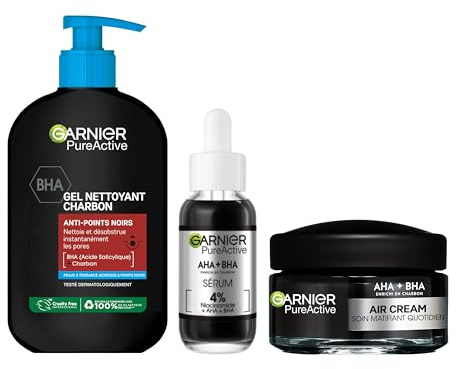Garnier Routine Anti-Imperfections Charbon BHA Peaux Mixtes Grasses