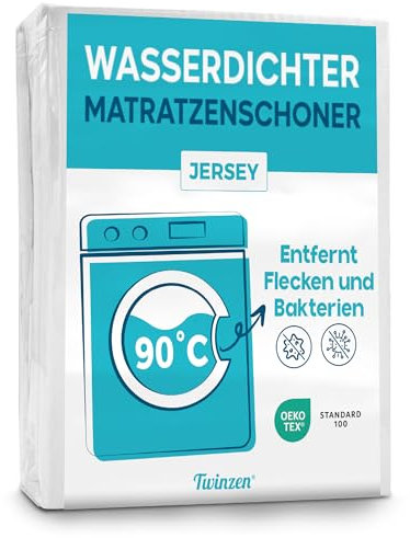 Twinzen - Matratzenschoner 200 x 200 cm - Wasserdicht und Atmungsaktiver Schutz - Matratzenschutz 200 x 200 cm