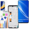 HLYGZX Pantalla de repuesto para Xiaomi Redmi Note 9t 5G LCD pantalla, para Redmi Note 9 5G, pantalla táctil, digitalizador, kit de piezas de reparación (negro con marco)