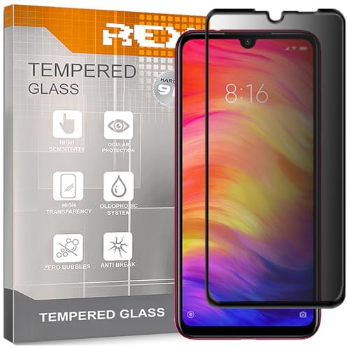 Protector de Pantalla Antiespía para XIAOMI REDMI Note 7 - REDMI Note 7 Pro, Cristal Vidrio Templado Premium